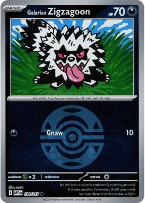 Galarian Zigzagoon - 130/217 - Reverse (Poke Ball)
