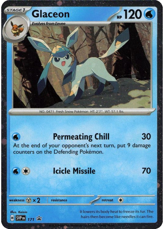 Glaceon - SVP171 - Pokemon Scarlet & Violet promo