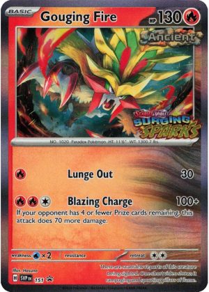 Gouging Fire - SVP151 (Prerelease) - Pokemon Scarlet & Violet promo