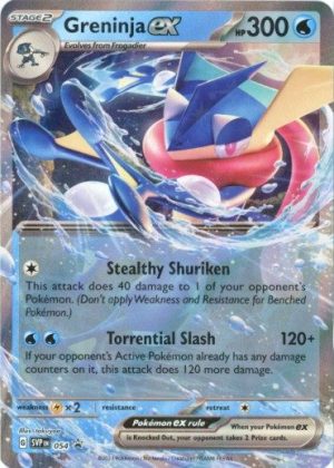 Greninja ex - SVP054 - Pokemon Scarlet & Violet promo