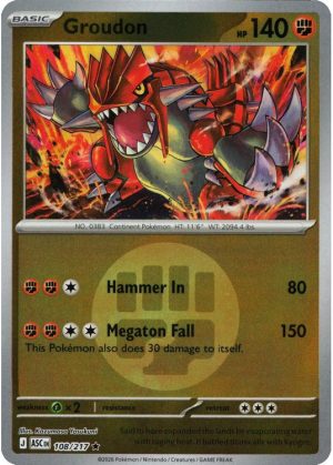 Groudon - 108/217 - Reverse (Energy Symbol)