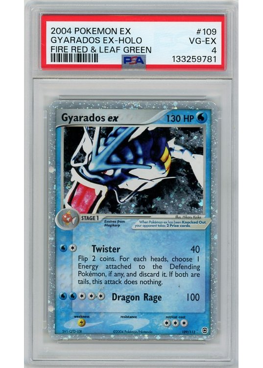 Gyarados ex – 109/112 – PSA 4
