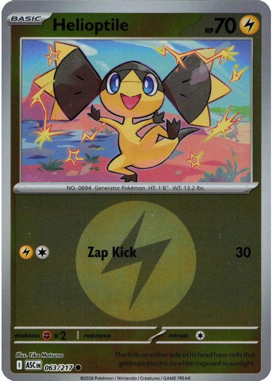 Helioptile - 063/217 - Reverse (Energy Symbol)