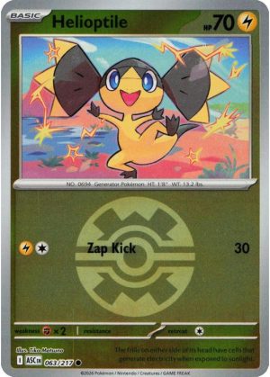 Helioptile - 063/217 - Reverse (Poke Ball)