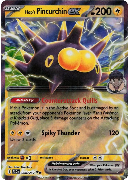 Hop’s Pincurchin ex – 068/217