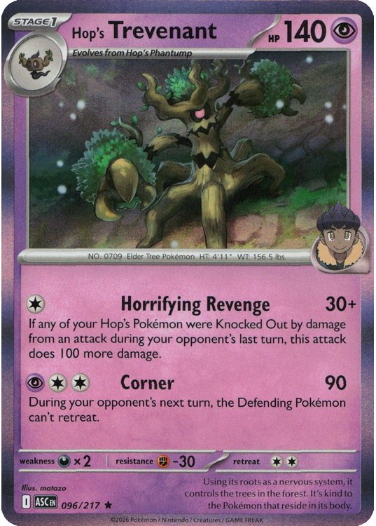 Hop’s Trevenant – 096/217 (Holo)