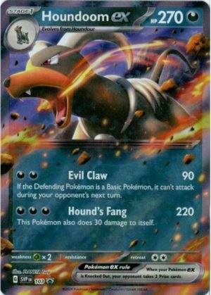 Houndoom ex - SVP103 - Pokemon Scarlet & Violet promo