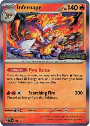 Infernape - SVP116 (Prerelease) - Pokemon Scarlet & Violet promo