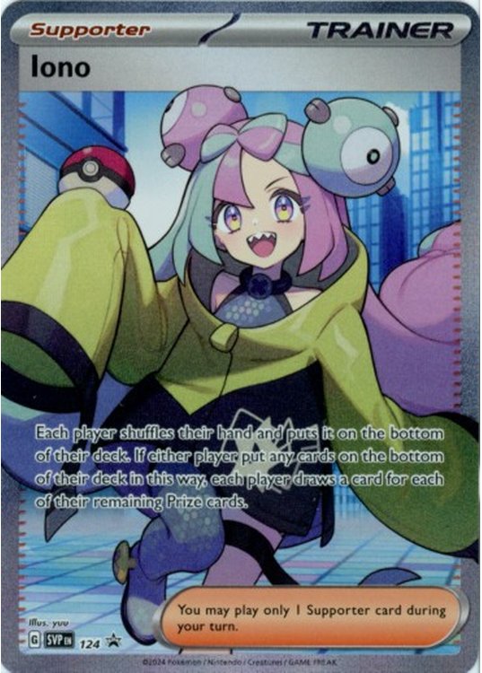 Iono - SVP124 - Pokemon Scarlet & Violet promo