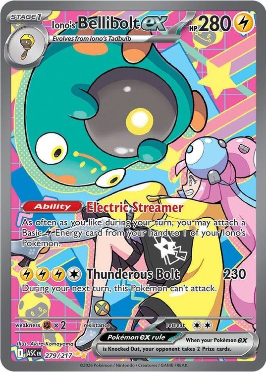 Iono’s Bellibolt ex – 279/217