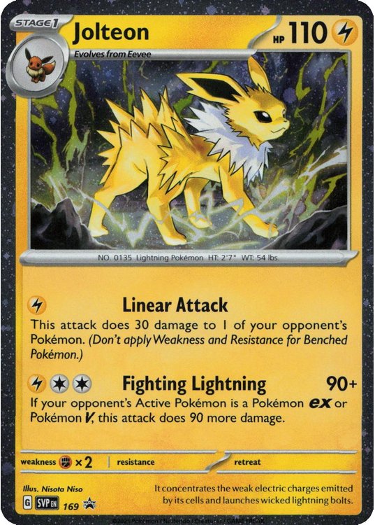 Jolteon - SVP169 - Pokemon Scarlet & Violet promo