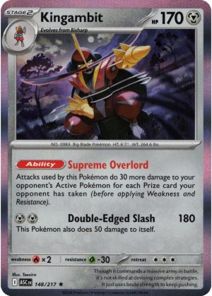 Kingambit - 148/217 (Holo)