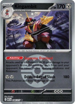 Kingambit - 148/217 - Reverse (Poke Ball)