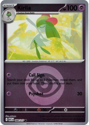 Kirlia - 088/217 - Reverse (Energy Symbol)