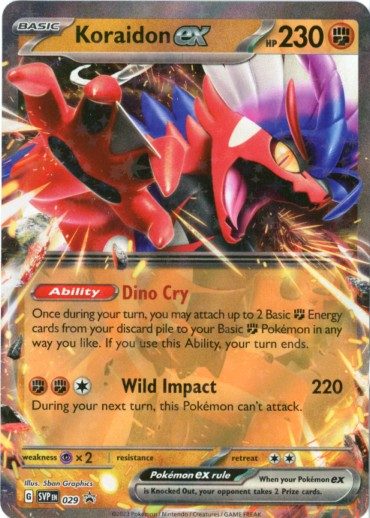 Koraidon ex - SVP029 - Pokemon Scarlet & Violet promo
