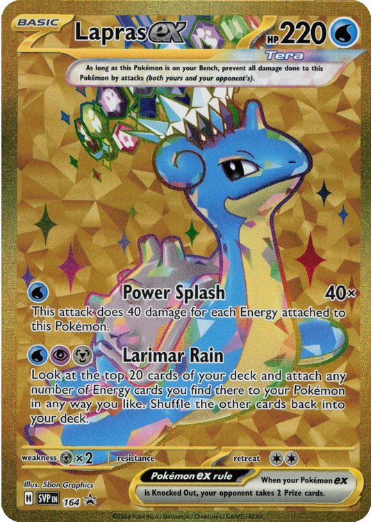 Lapras ex – SVP164