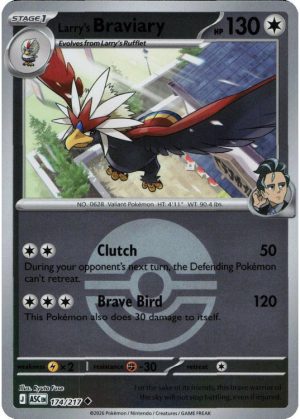Larry's Braviary - 174/217 - Reverse (Poke Ball)