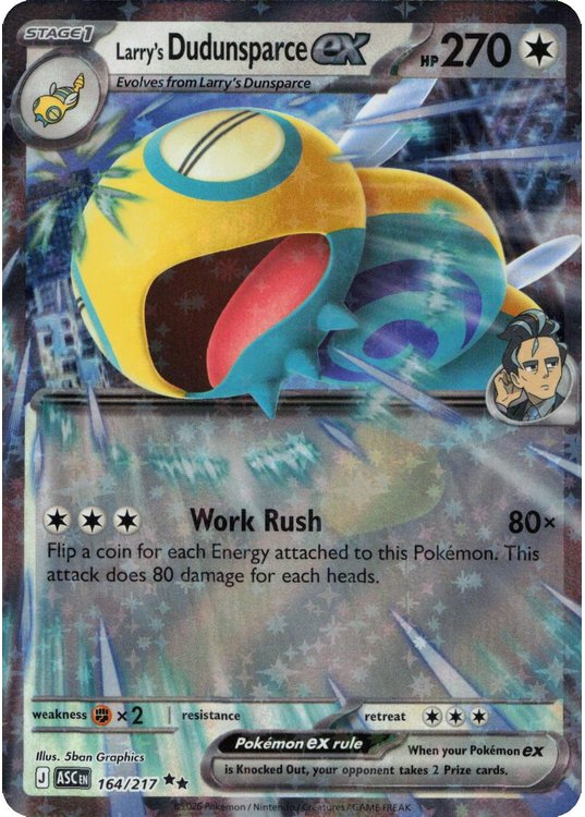 Larry's Dudunsparce ex - 164/217