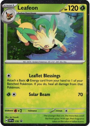 Leafeon - SVP170 - Pokemon Scarlet & Violet promo