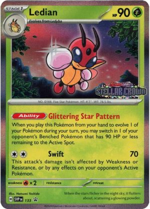 Ledian - SVP133 (Prerelease) - Pokemon Scarlet & Violet promo