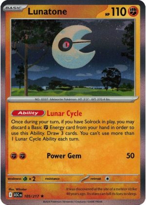 Lunatone - 105/217 (Holo)
