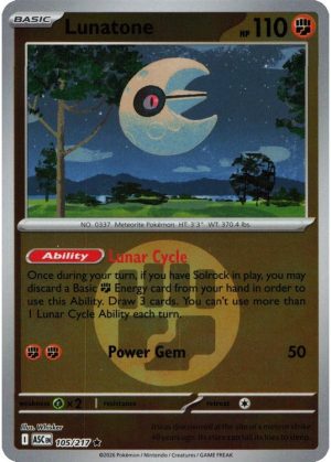 Lunatone - 105/217 - Reverse (Energy Symbol)