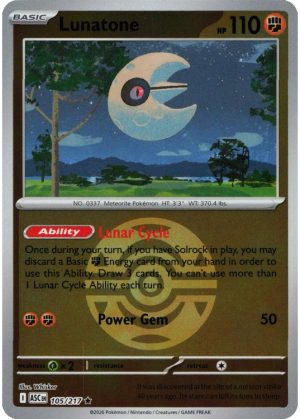Lunatone - 105/217 - Reverse (Poke Ball)