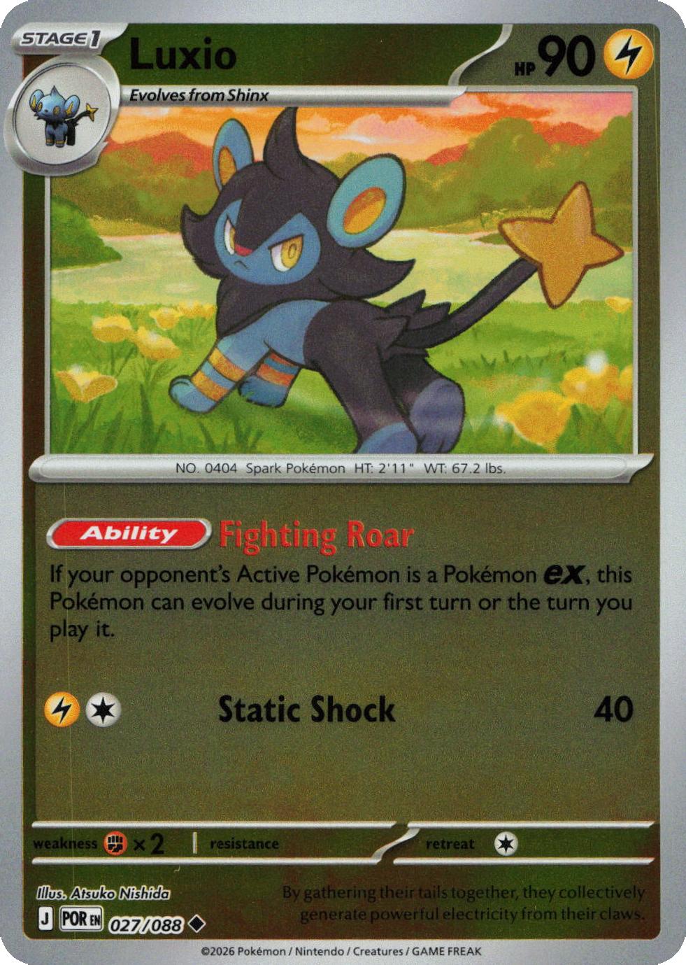 Luxio - 027/088 - Reverse