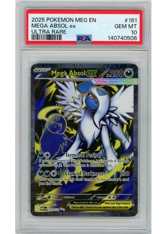 ポケモンカードゲーム MEGA ABSOL ex PSA 10 SPECIAL ART RARE Mega Absol ex PSA 10 - Gradede pokemon kort på Pokemons.dk