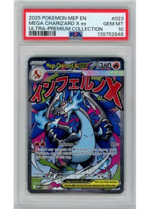 Mega Charizard X ex MEP023 PSA 10