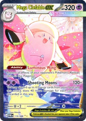 Mega Clefable ex - 119/088