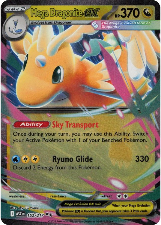 Mega Dragonite ex - 152/217