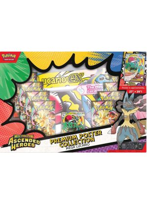 Mega Lucario ex Premium Poster Collection  - ME02.5 Ascended Heroes