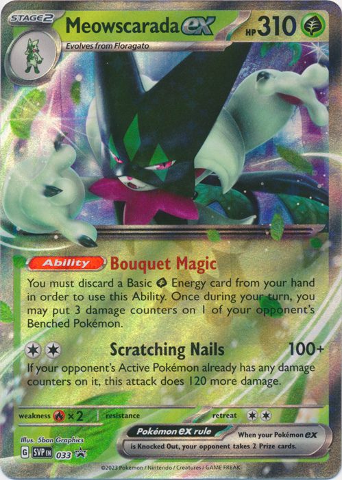 Meowscarada ex - SVP033 - Pokemon Scarlet & Violet promo