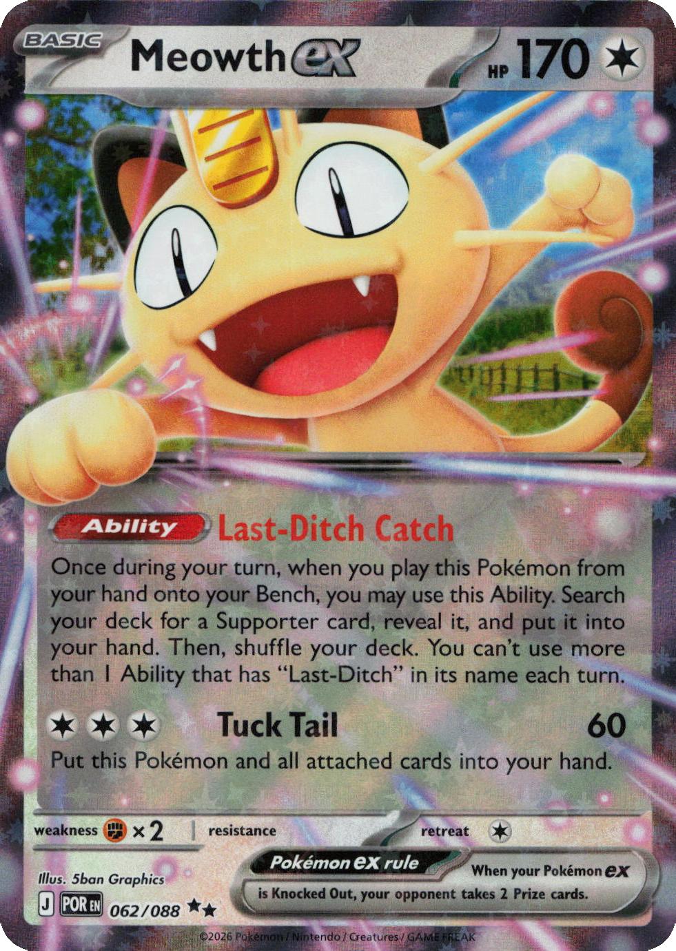 Meowth ex – 062/088
