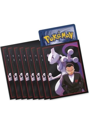 Mewtwo & Giovanni Deck Protector Sleeves 65 stk. (66x91mm)