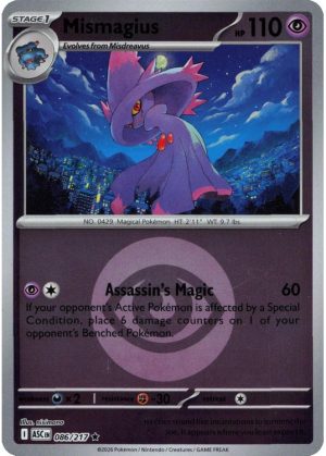 Mismagius - 086/217 - Reverse (Energy Symbol)