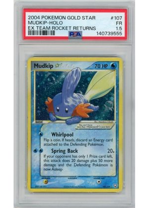 Mudkip * (Goldstar) (Pop 4) 107/109 PSA 1,5