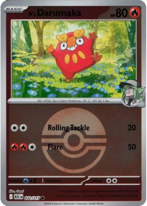 N's Darumaka - 032/217 - Reverse (Poke Ball)