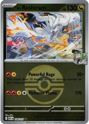 N's Reshiram - 154/217 - Reverse (Poke Ball)
