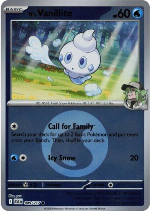 N's Vanillite - 049/217 - Reverse (Energy Symbol)