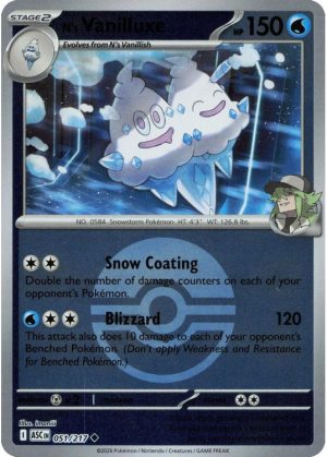 N's Vanilluxe - 051/217 - Reverse (Poke Ball)