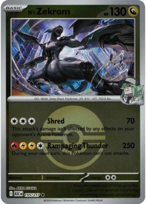 N's Zekrom - 155/217 - Reverse (Poke Ball)