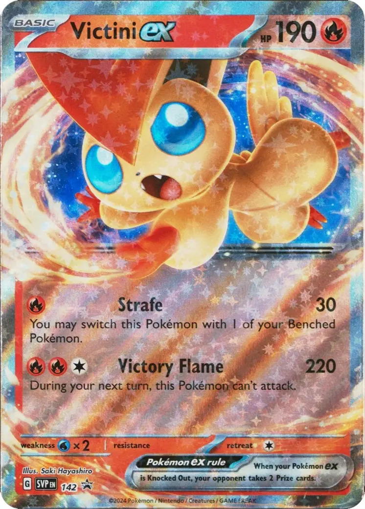 Victini ex - SVP142 - Pokemon Scarlet & Violet promo