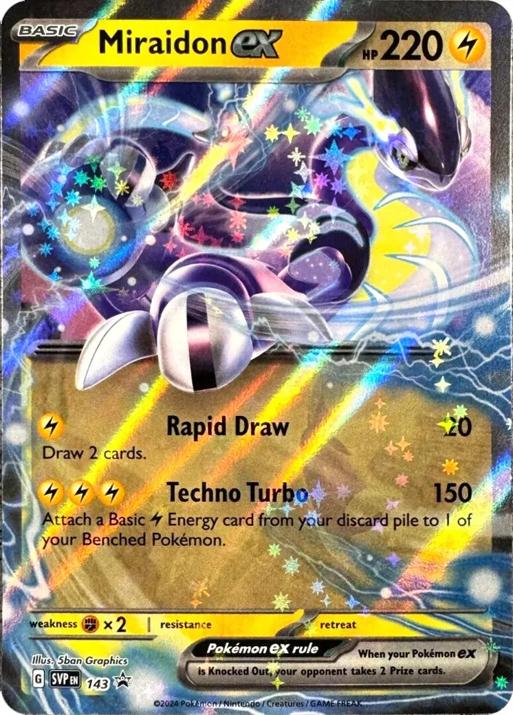 Miraidon ex - SVP143 - Pokemon Scarlet & Violet promo