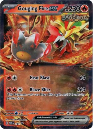 Gouging Fire ex - SVP144 - Pokemon Scarlet & Violet promo