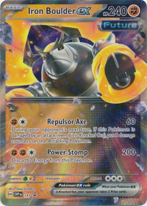 Iron Boulder ex - SVP147 - Pokemon Scarlet & Violet promo