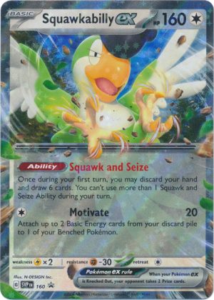 Squawkabilly ex - SVP160 - Pokemon Scarlet & Violet promo