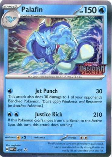 Palafin - SVP036 (Prerelease) - Pokemon Scarlet & Violet promo