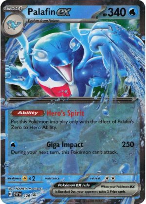 Palafin ex - SVP126 - Pokemon Scarlet & Violet promo